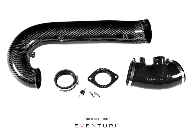 Eventuri Carbon Fibre Turbo Tube - Honda Civic Type R FK8 - Evolve Automotive